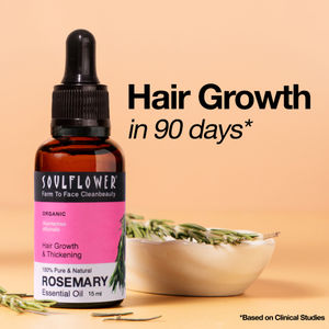 Soulflower Rosemary Essential Oil For Hair Growth