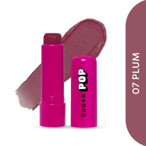 SUGAR POP Nourishing Lip Balm 07 Plum - Tinted Lip Moisturizer for Dry and Chapped Lips