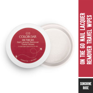 Colorbar On The Go Nail Lacquer Remover Wipes Sunshine Rose