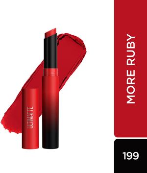 Maybelline New York Color Sensational Ultimattes Lipstick, 199 More Ruby,