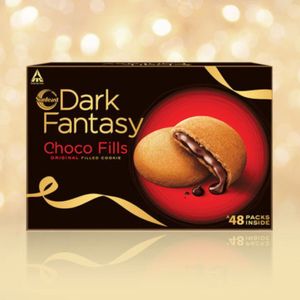 Sunfeast Dark Fantasy Choco Fills, Original Filled Cookies with Choco Crème