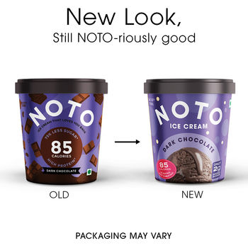 NOTO Dark Chocolate Low Calorie Ice Cream