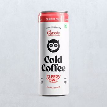 Sleepy Owl Cold Coffee Can - Classic