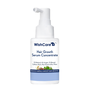 Wishcare Hair Growth Serum Concentrate - Resdensyl, Anagain, Caffeine, Biotin, Keratin & Rice Water