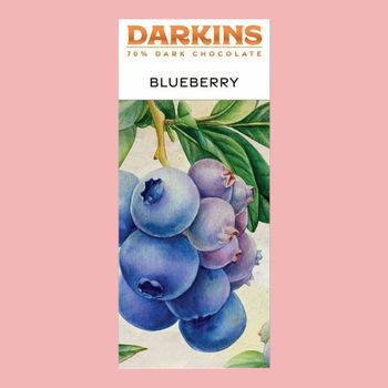 Darkins 70% Dark Chocolate - Blueberry