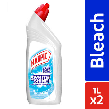 Harpic White And Shine Bleach 1 l Combo