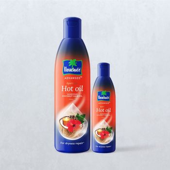 Parachute Advansed Ayurvedic Hot Oil Warming Coconut Hair Oil