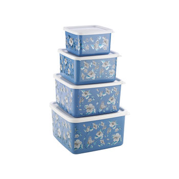 Joyo Fresia Container 4 Pcs Set (3,4,5,6) Opaque Printed