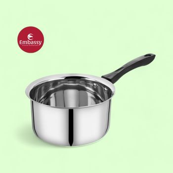 Embassy Saucepan 900 ml, Size 10, Induction-Friendly, Premium Stainless Steel