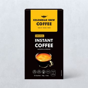 Colombian Brew Pure Instant Coffee Powder Strong