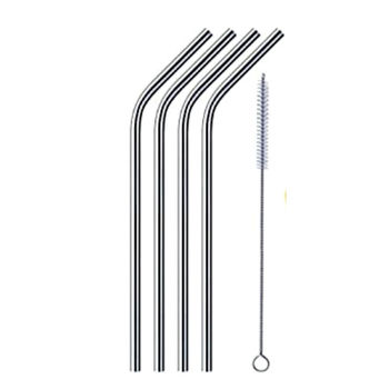 Stainless Steel Straw Pack of 4