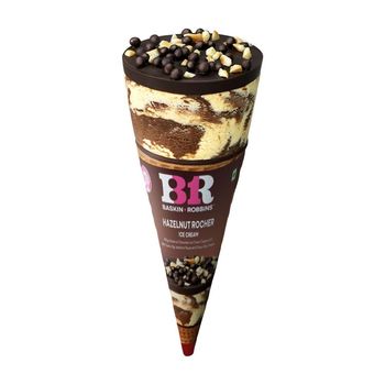 Baskin Robbins Hazelnut Ice Cream Cone