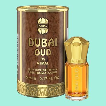 Ajmal Dubai Oud Concentrated Perfume Free From Alcohol For Unisex