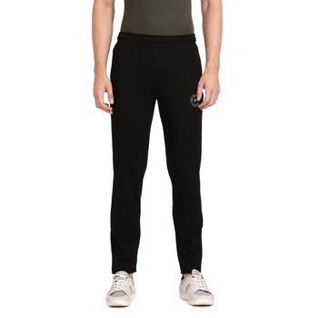 Pepe Jeans Cotton Rich Solid Men's Track Pant - Mid-Rise | Stretch Fabric, Ultra-Soft, Absorbent | L