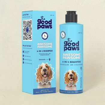 The Good Paws Awesome Pawsome 4 In 1 Shampoo