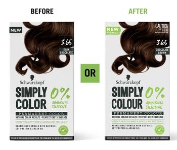 Schwarzkopf Simply Color Permanent Hair Colour 3-65 Dark Chocolate