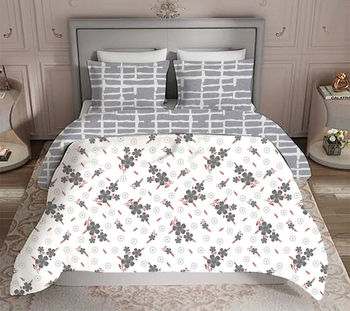 Elegant Weavers Sintra Double Bedsheet With 2 Pillow Covers