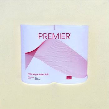 Premier Toilet Roll - 3 Ply (4 in 1 Pack)