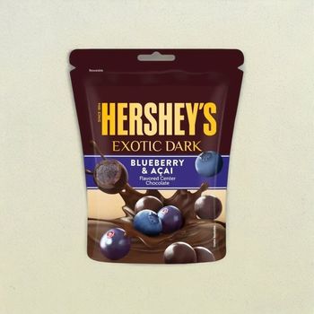 Hersheys Exotic Dark Blueberry And Acai Chocolate Share Bag