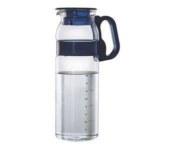 Borosil Marina Jug With Plastic Handle (1.3 L) | Borosilicate Glass | Dishwasher & Food Safe