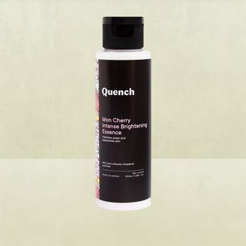 QUENCH Intense Brightening Korean Toner Face Essence with Cherry Blossom for Instant Glow