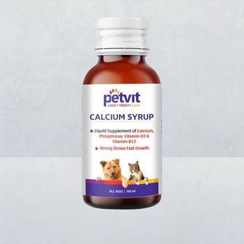 Petvit Calcium Syrup For Dog Stronger Bones