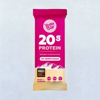 Yoga Bar 20g Protein Bar Double Chocolate,No Added Sugar, Multigrain Energy Bar,Healthy Snacks