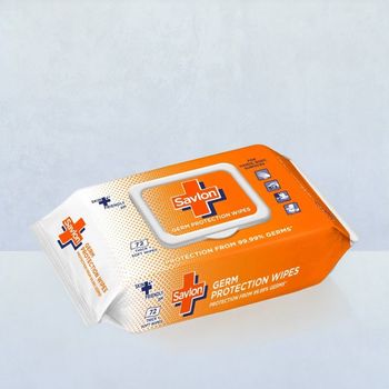 Savlon Germ Protection Wipes, Germ Protection, Skin Friendly pH, For Hands, Body, Surface