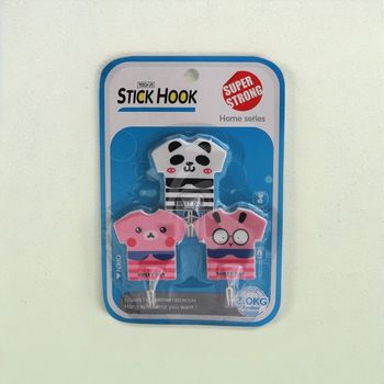 Multipurpose Hook, Assorted Design, 3 Pcs