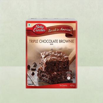 Betty Crocker Triple Chocolate Brownie Instant Cake Mix Powder