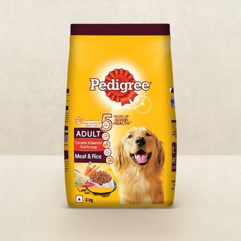 Pedigree Meat & Rice Flavour, Adult Dry Dog Food