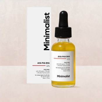 Minimalist Aha 25% + Bha 2% + Pha 5% Peeling Solution For Glowing Skin & Deep For Men And Women