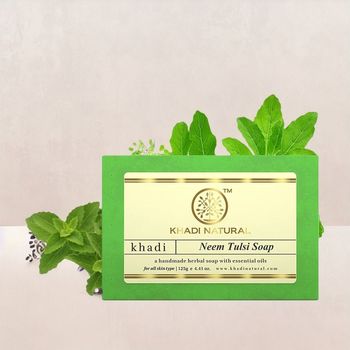 Khadi Natural Neem-Tulsi Soap