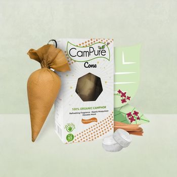 CamPure Camphor Cone Sandalwood