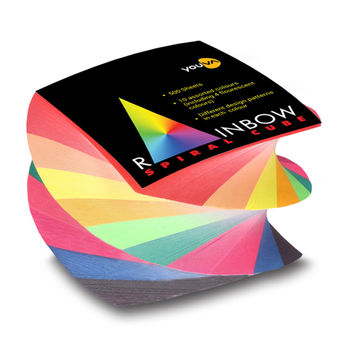 Navneet Youva Rainbow Spiral Cube Note Pad