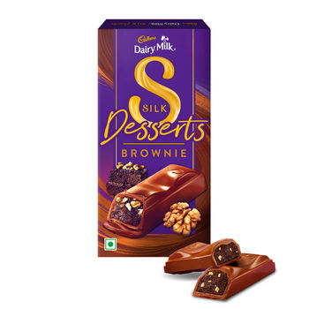 Cadbury Dairy Milk Silk Desserts Brownie Chocolate Bar