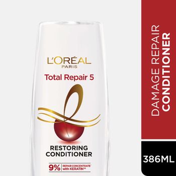 L'Oreal Paris Total Repair 5 Restoring Conditioner With Keratin XS For Damaged Hair