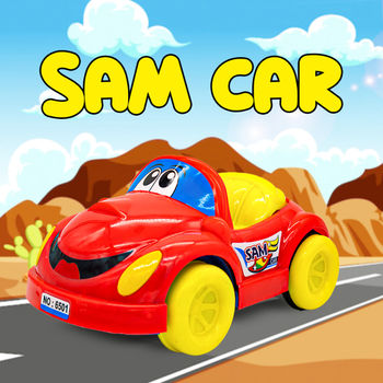 Toybharat Push N Go Sam Car | Exciting Birthday Gift for Kids - Multicolour