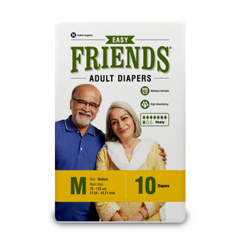 Friends Easy Adult Diaper (Tape, M , 70-125 cm)