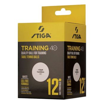 Stiga Perform White Plastic Table Tennis Ball - High Performance