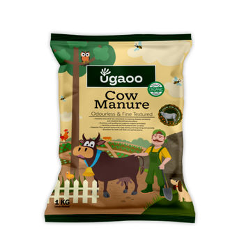 Ugaoo Cow Dung Manure Fertilizers For Plants & Home Gardening