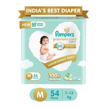 Pampers Premium Care Diaper (Pants, M , 7-12 kg)