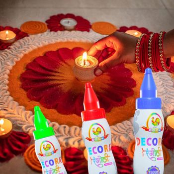 Rangoli Colours Bottle - Multicolor | One Size