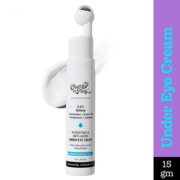 Chemist at Play Under Eye Cream Quinoa Extract For Dark Circles Puffiness & Wrinkles