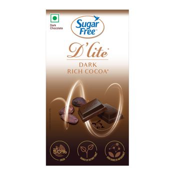 Sugar Free D'lite Rich Cocoa Dark Chocolate Bar