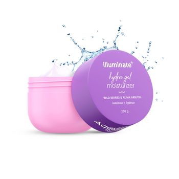 Aqualogica Illuminate Hydra Gel Moisturizer With Wild Berries & Alpha Arbutin