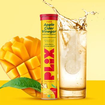 Plix Apple Cider Vinegar Mango With Mother - Mango Flavour