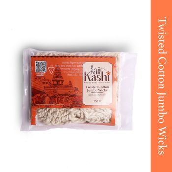 Jai Kashi Jumbo Twisted Cotton Wicks