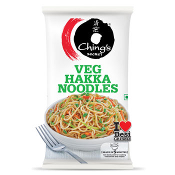 Ching's Secret Veg Hakka Noodles, Cooks In 5-7 mins, Just Soak & Drain