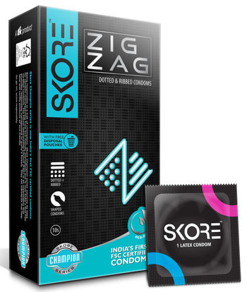 Skore Zig Zag Condoms